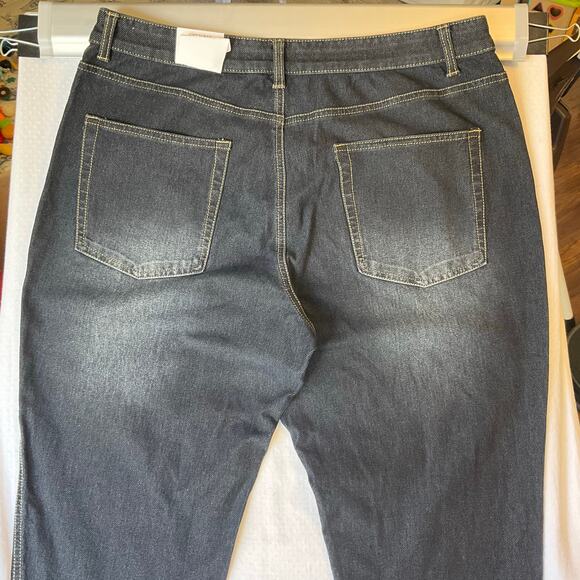 Coldwater Creek Women Skinny Jeans size 16 Black Mid Rise Stretch Boot Cut NWT - Picture 10 of 11